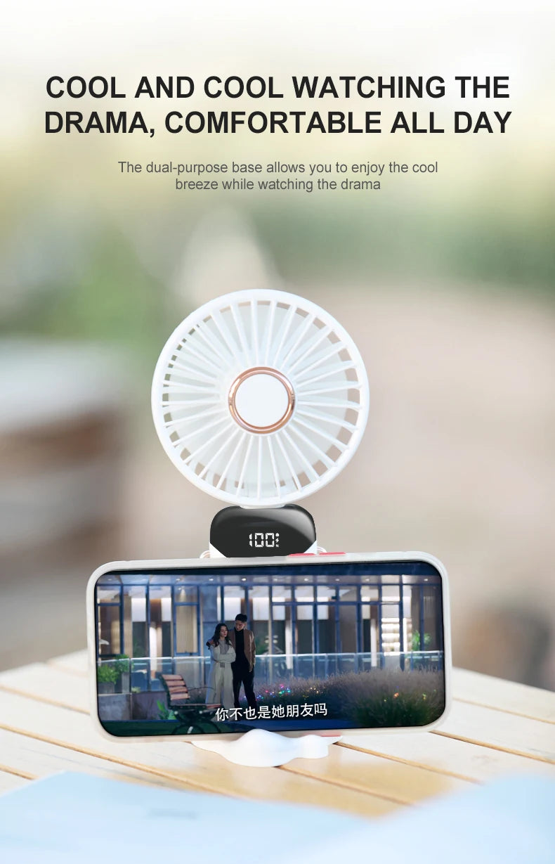 Breezebear™ Dual Power Mini Fan